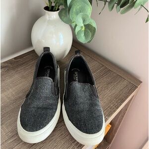 Sperry black slide in tennis shoes